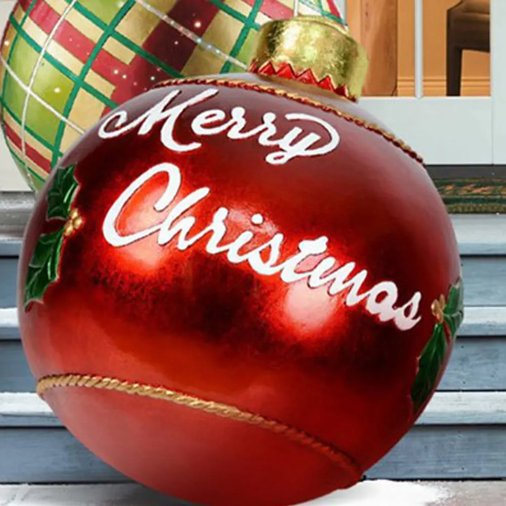 Christmas Ball Outdoor Inflatable 60cm Decoration Gift Xmas Home Tree Garden New 