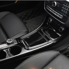 Автомобильный аксессуар для Mercedes Benz A/GLA/CLA Class 200 220 260 W176 A180 3D хромированная центральная консоль панель отделка наклейка украшение