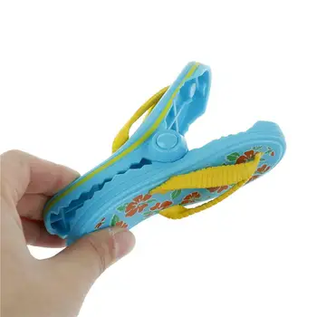 

Plastic Slipper Shape Clothespin Large Clothes Pegs Hanger Lounger Chair Beach Towel Clothes Clip Windproof Quilt Socks Clamp