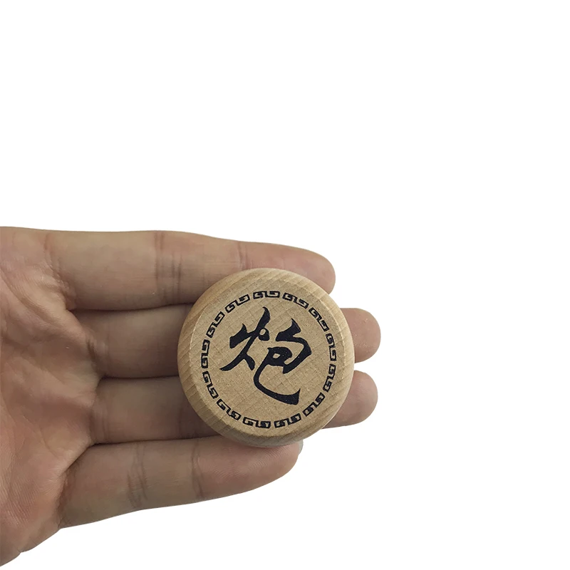 Boutique Wood Chinese Chess Large High-grade Chinese Chess Pieces Wooden Box Loading Simulation Leather Chessboard Gift Y