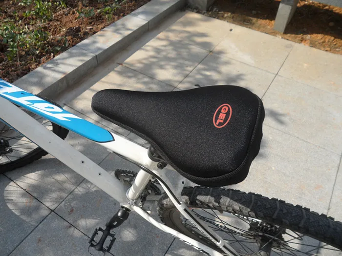 Отличная ткань горный велосипед плоский силиконовый чехол для подушки велосипедное седло рукав оборудование для верховой езды