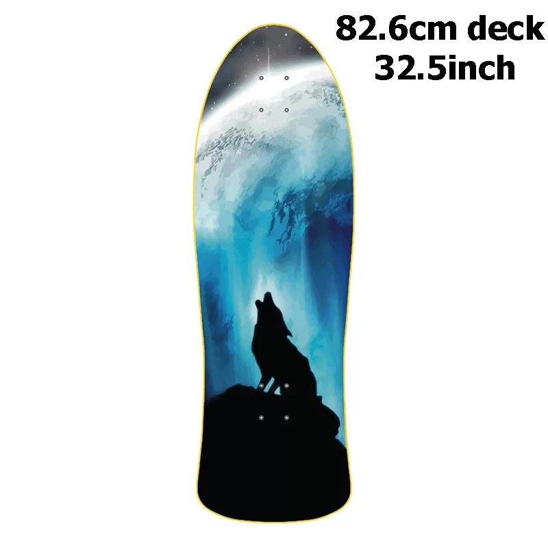 US $54.91 325inch Surf Skate Deck 8Tier Canadian Maple Skateboard Board Quality Carving Cruiser Skate Board DIY Decks Parts Supply