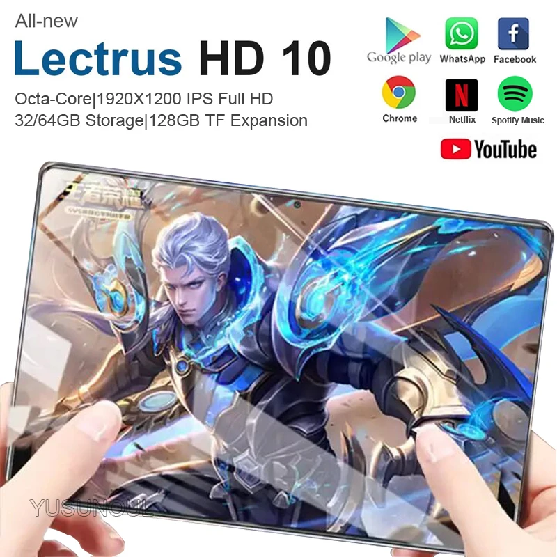 2020 новая версия быстрых игр HD супер 2.5D Закаленное стекло 10 дюймов планшетный ПК
