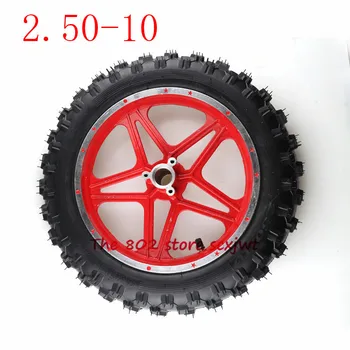 

High Quality Rubber Motorcycle Tyre 2.50-10 Inner Tube Outer Trye,front and Rear Wheel ,wheel Hub