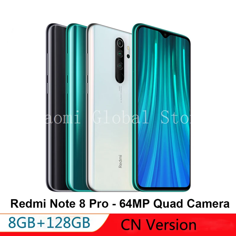 

In Stock! Xiaomi Note 8 Pro 8GB RAM 128GB ROM Mobile Phone Helio G90T Quick Charging 4500mAh Note 8 Pro NFC 64MP SmartPhone
