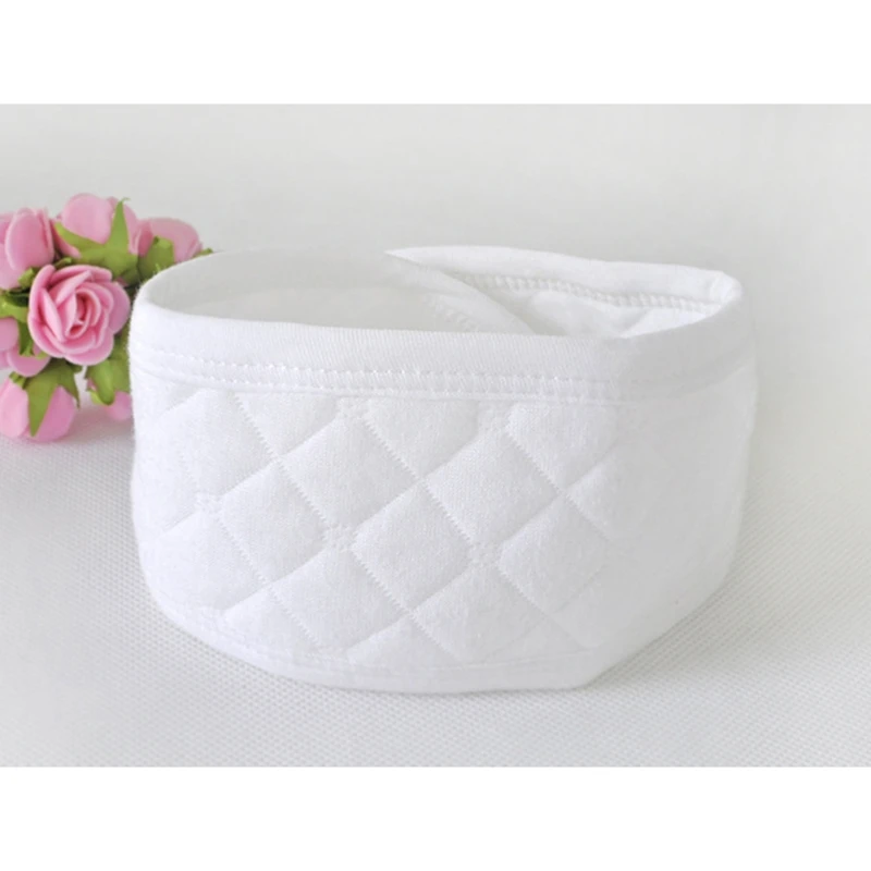 1 Pc Baby umbilical cord belt Newborn Umbilical Cord Care Belly Navel Belt Belly Protection Baby Infant Breathable White Cotton Care Products Boy Girl