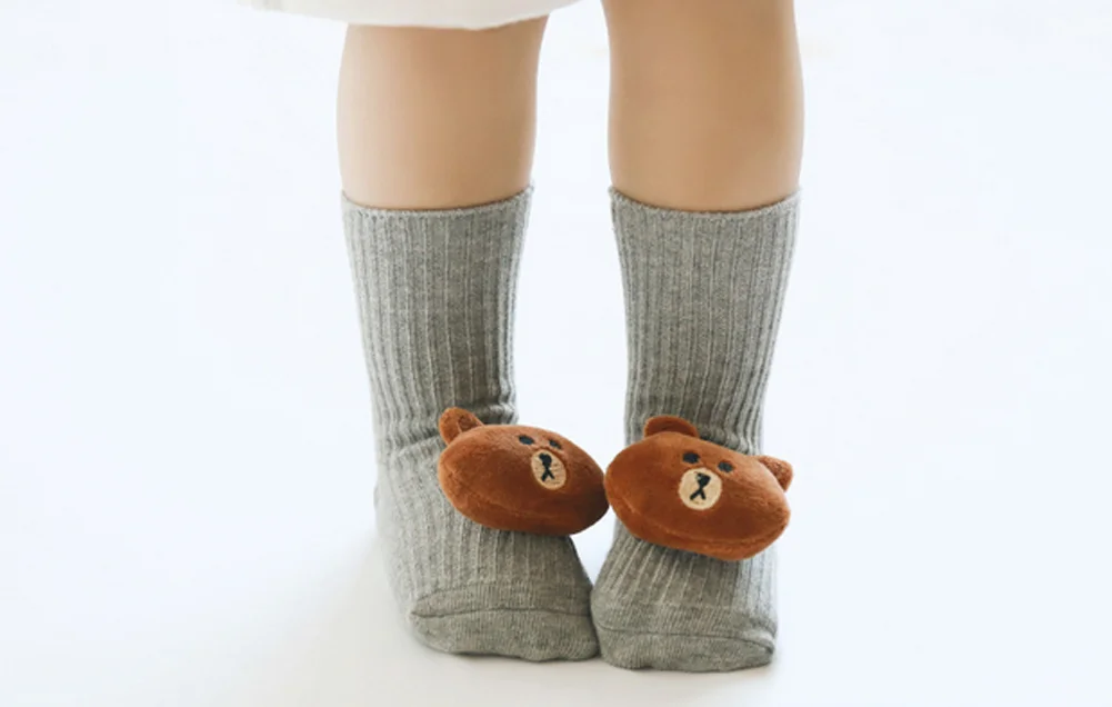 2019 новые милые детские хлопковые носки ярких цветов мягкие нескользящие носки теплые носки для маленьких мальчиков и девочек