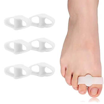 

Toe Separator for Bunion with 2 Loops-Toe Spreader Gel Toe Corrector