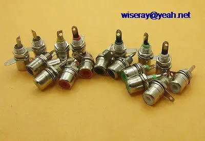  DHL/EMS 1500PCS 6 color Audio Video RCA Socket jack Panel Soldering for CCTV Video camera-A8 - 4.00019E+12
