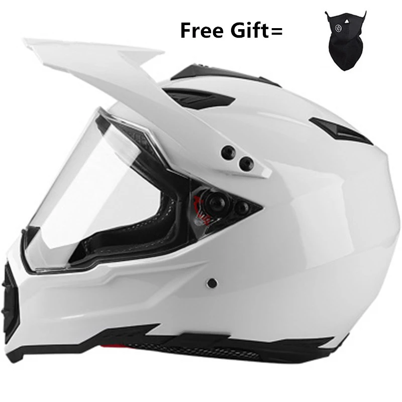 Casco profesional De Motocross para motocicleta, protector De cabeza para Motocross, Atv, Cross, Mtb, Dh, Dirt Bike, color blanco, CE - AliExpress