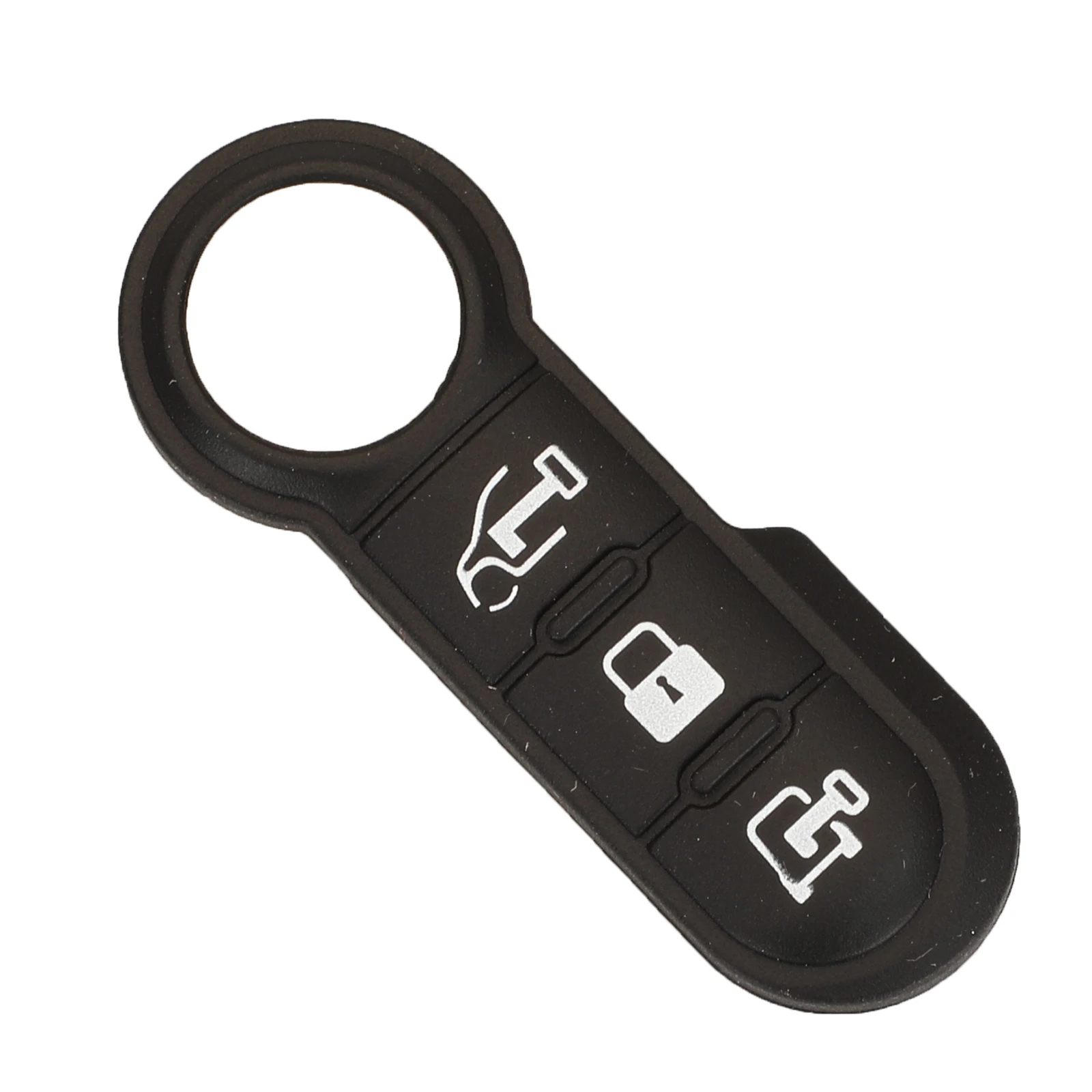 Keyforkess New Styling 3 pulsanti in gomma Pad Fob Flip Key Remote per Fiat 500 Panda Abarth Punto Peugeot Citroen Remote Car Key Pad - H0c1fa0f804fd493994f68706b1990e504