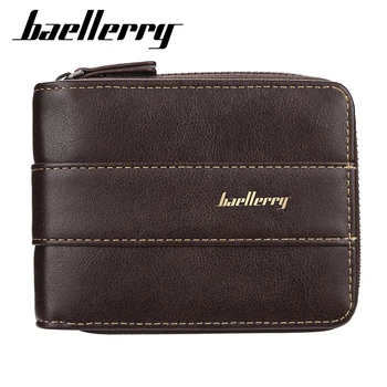 

Wallet Men Classic Style Wallet Genuine Leather Men Wallets Short Male Purse Card Holder Fashion High Quality Zipper Coin Pocket