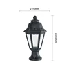 New Italian Design Hexagonal Column Landscape Lamp Outdoor Courtyard Fence Wall Light Villa Corridor Walkway Chapiter Lamp 3