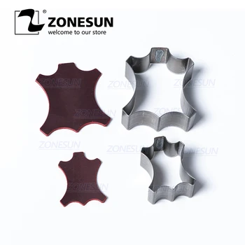 

ZONESUN Full Steel Leather Cutting Die Rule Die special shape hollowed Punching Clicker Die For Cutting Out Leather PVC craft
