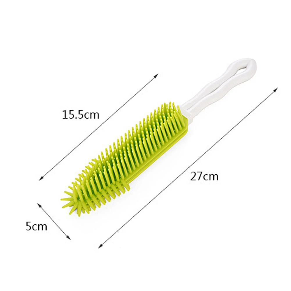 2PCS Pet Hair Furniture Cleaning Brush Car Kitchen Bath Massage Effect Lint Remove Clothes Carpet Multipurpose Broom Rubber