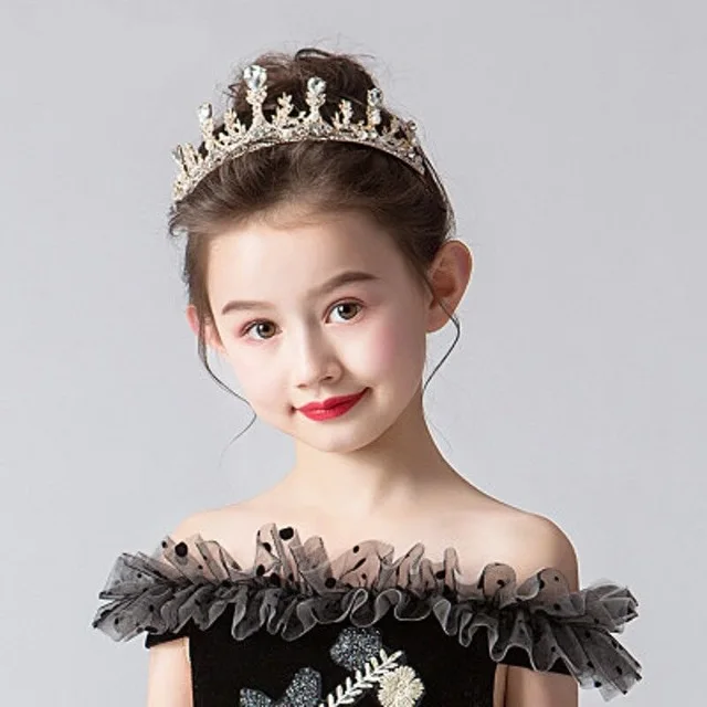 head wear 2 Летнее платье принцессы с фатиновой юбкой для девочек платье с цветочным узором для девочек Рождественская одежда на День святого Валентина праздничное платье на свадьбу для маленьких девочек - Цвет: head wear 2