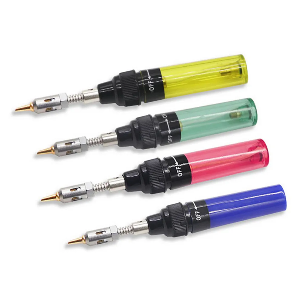 

Cheap Gas Soldering Iron Butane Welding Soldering Irons 1300 Celsius Multi-function Adjustable Temperature Cordless Welding Pens