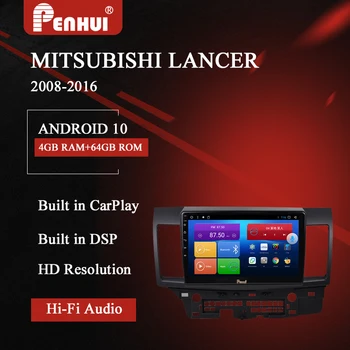 

Android Car DVD for Mitsubishi Lancer (2008-2016)Car Radio Multimedia Video Player Navigation GPS Android 10.0 Double Din