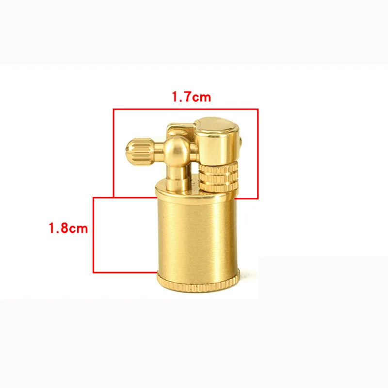 Ветрозащитная Зажигалка на керосин мини металлическая керосиновая масляная Зажигалка многоразовая портативная Зажигалка гаджеты для мужчин - Цвет: S