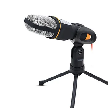 

Universal 3.5mm Wired Microphone Handheld Condenser Microphone Professional Recording Sound Studio Mic With Stand For Computer