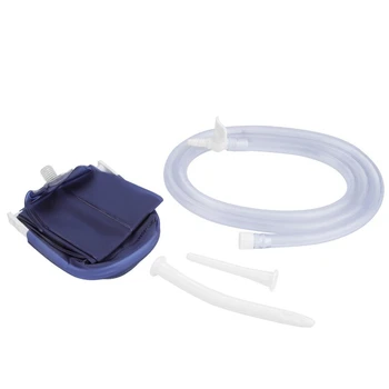 

2L Collapsible Enema Bag for Colon Cleansing Reusable Constipation Clean Woman's Private Parts Cleaning Cleaning Tool with 2 Noz