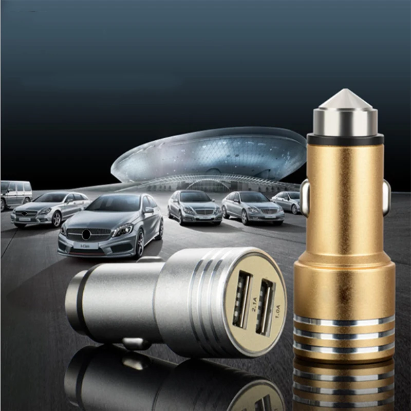 

USB Charger Fast Charge Car Charger 2A For Samsung S8 S9 S10 Xiaomi Huawei iPhone 6 6s 7 8 Plus XS Charger All Metal