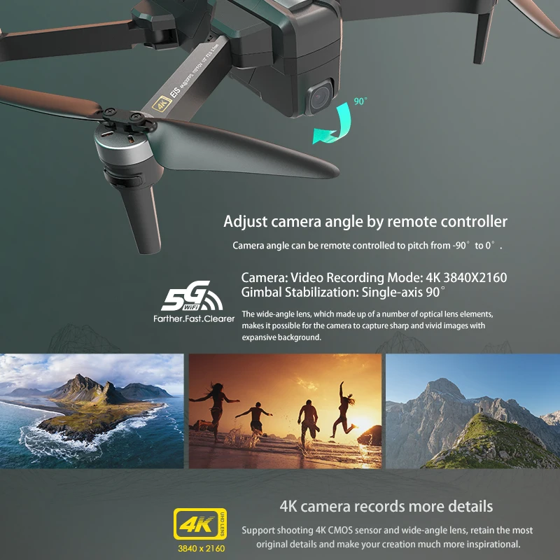 MJX B12 GPS Дрон с 4K HD камерой электронная стабилизация изображения Квадрокоптер