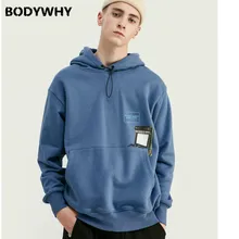 Men's coat New Pocket Printing Youth Casual Wear 2020 Spring Tide Brand Loose Shoulder Dropping Hot Softcore Light Wear