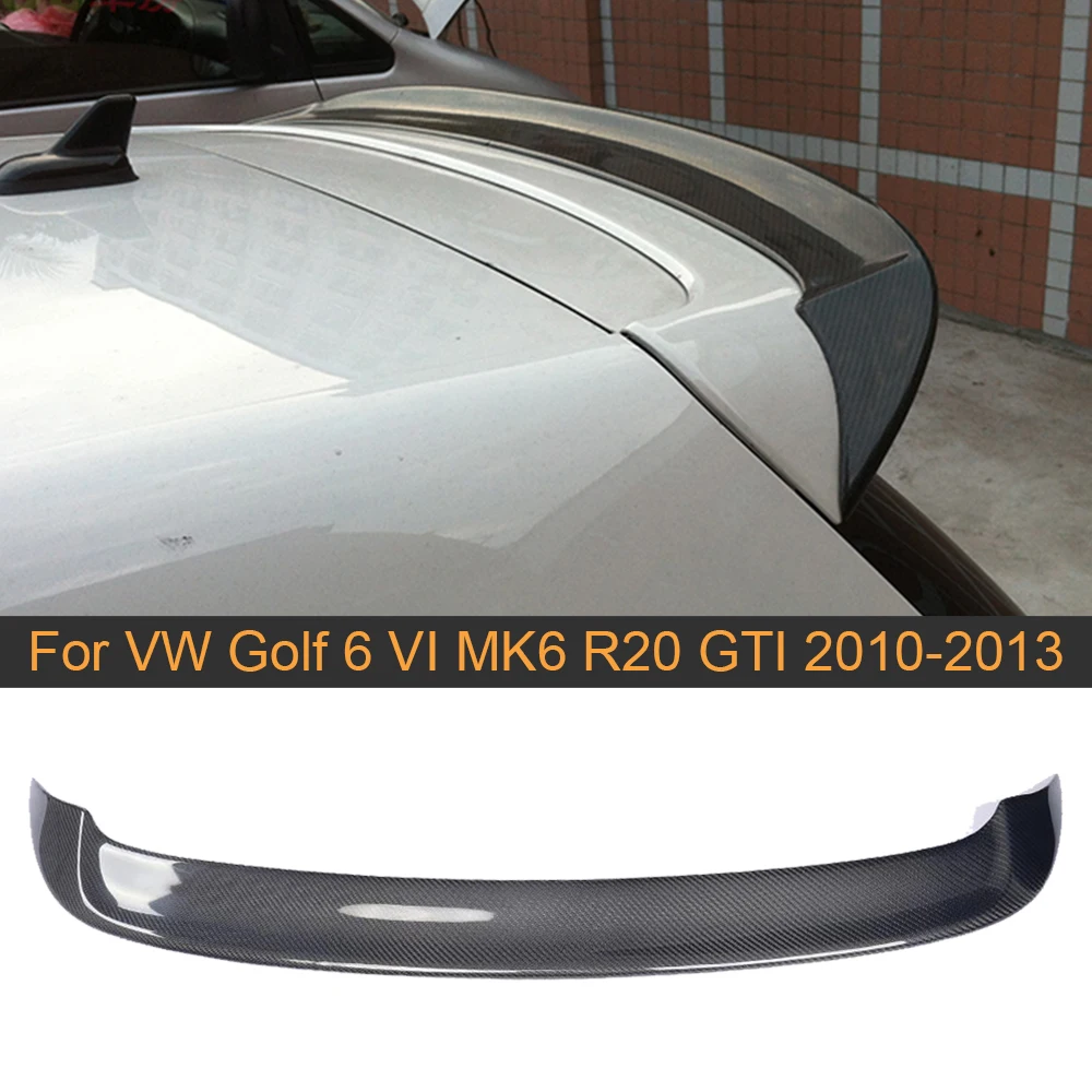 Высокое качество углеродного волокна заднего крыла Спойлер для VW Golf 6 VI MK6 R20 GTI 2010