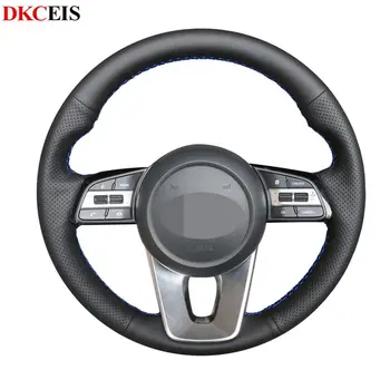 

Hand-stitched Black Soft PU Leather Car Steering Wheel Cover for Kia Forte Cerato (AU) 2018 K5 Optima 2019 Cee'd Ceed 2019