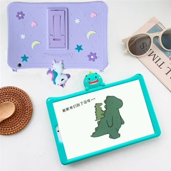 

Kids Shockproof Safe Case for Huawei MatePad Pro 10.8 10.4 Cartoon Stand Tablet Cover for M5 Lite 8.0 M5 T5 10 10.1 M6 8.4 10.8”
