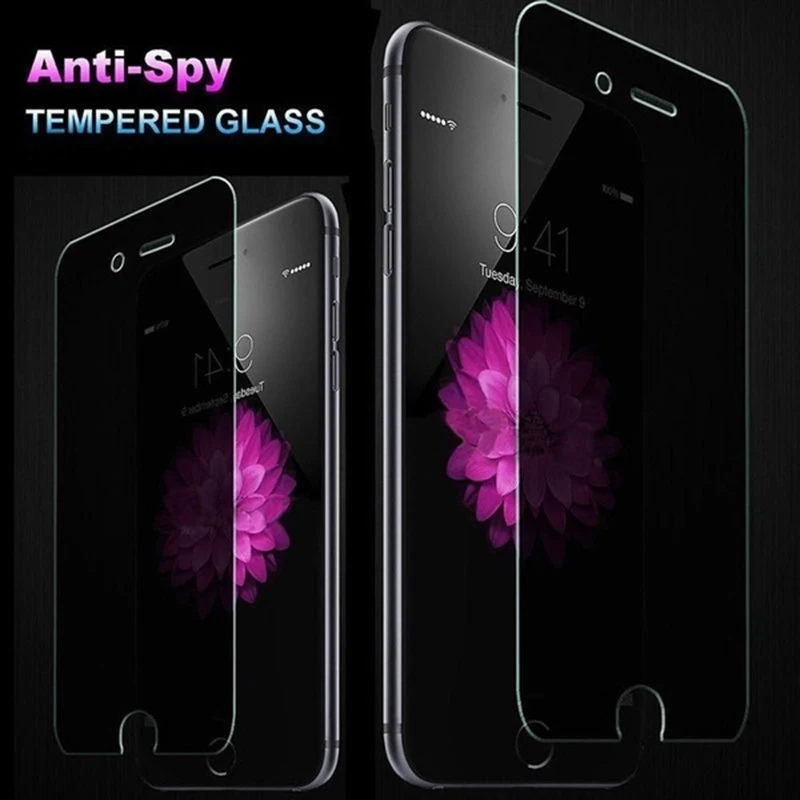 1 шт. защитная пленка из закаленного стекла Защитная пленка для экрана для IPhone 11 11pro X XS XR 8 7 6 6S антишпионская пленка