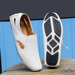 2019 Новая мужская повседневная обувь дышащая простая Нескользящая износостойкая обувь для лета K-BEST