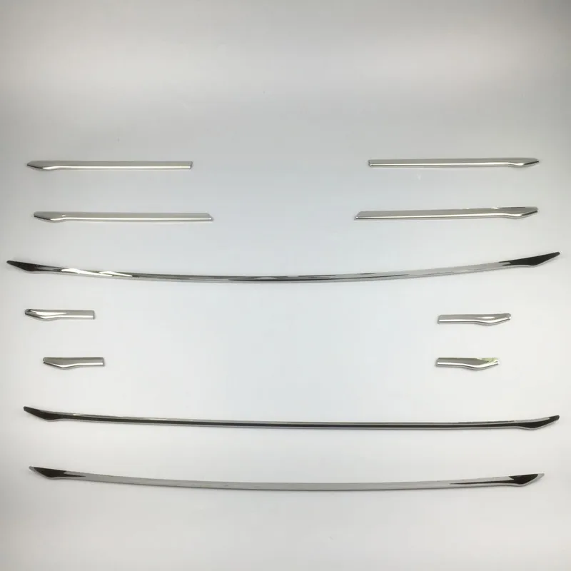 CNORICARC Front Bumper Middle Grill Grids Trim Strips Car Styling Exterior Accessories Sticker For Audi A4 B8 2013-2015