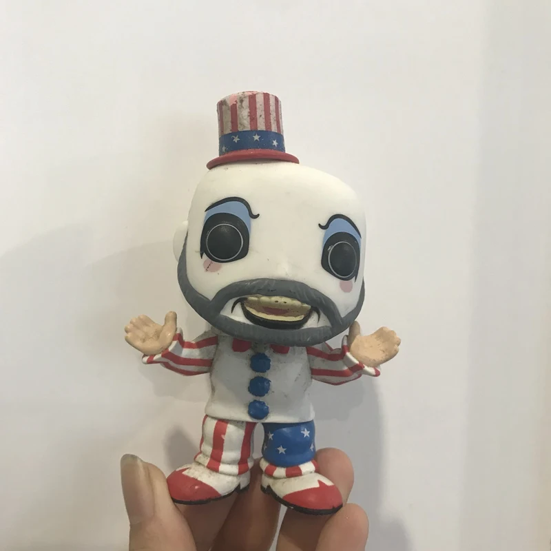 

Original Funko pop Secondhand House of 1000 Corpses - Captain Spaulding Vinyl Action Figure Collectible Model Loose Toy No Box