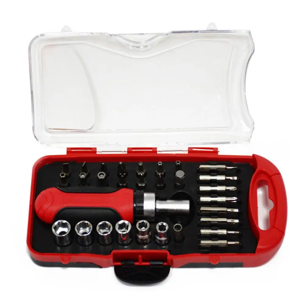 

30pcs Multi-functional Manual Ratchet Screwdriver Set Heads Sleeve Wrench Metric for mechanical repair Hand Tool Set
