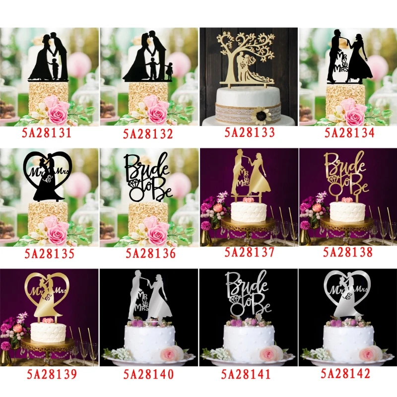 

Personalised Rustic Wooden Wedding Cake Topper Mr & Mrs Silhouette Tree Decor