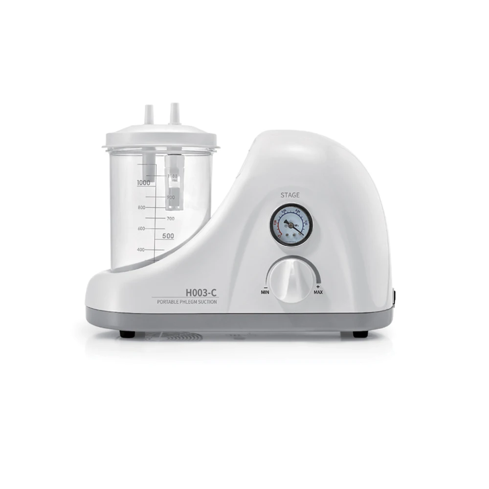Advanced Portable Medical electric vacuum suction aspirator pump apparatus unit single bottle phlegm suction machine Device