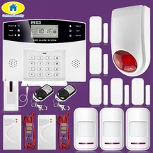 Новая охранная беспроводная домашняя сигнализация интеллектуальная gsm сигнализация Andriod/IOS GSM сигнализация домашняя охранная сигнализация наружная сирена