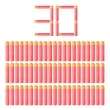 30 шт мега для Nerf 9,5 см красная снайперская винтовка дротики пули Мега пена заправка дротиков большое отверстие головы пули для N-Strike мега серии
