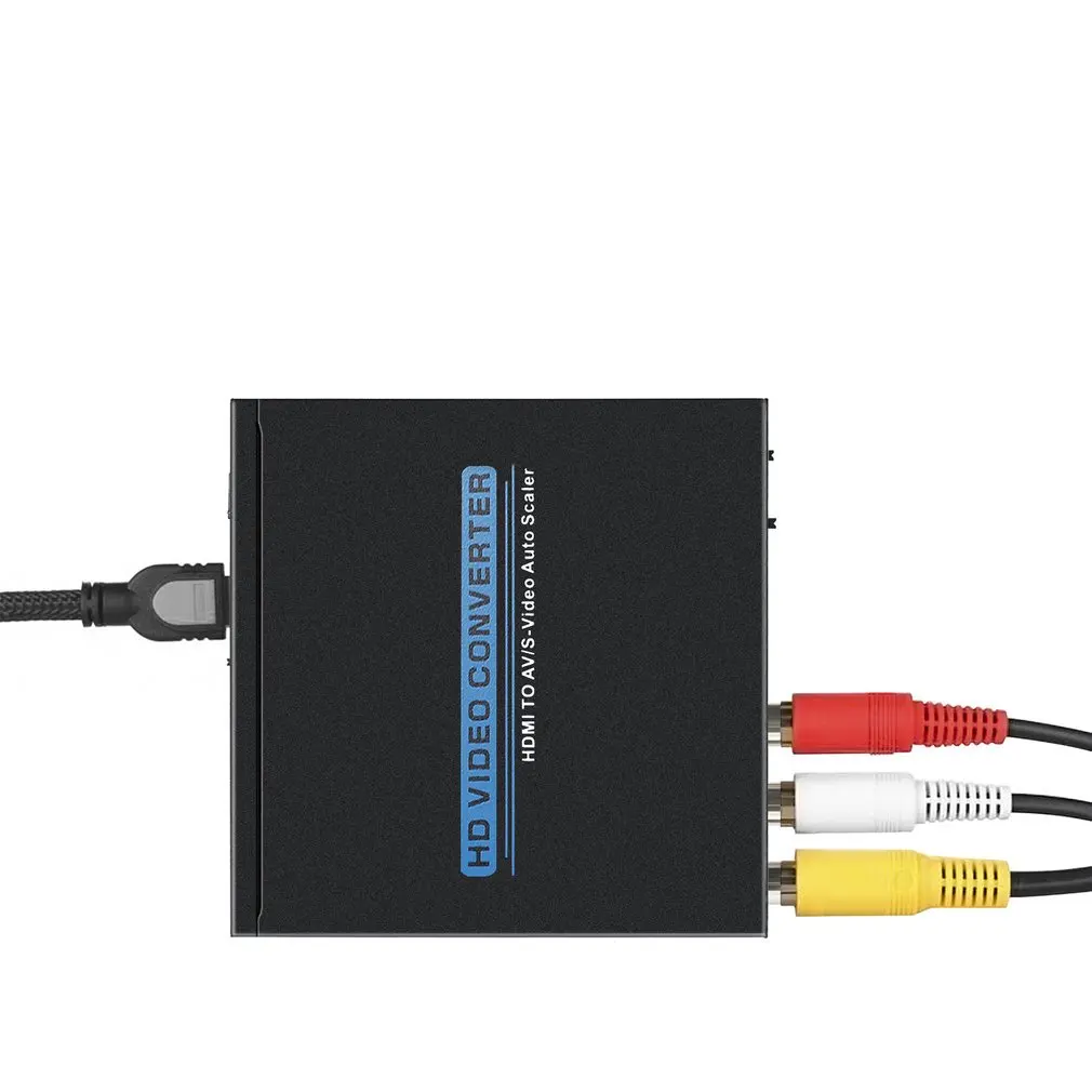  Mini Senza Interferenze di Segnale HDMI A AV/S-Video Video HD e Audio Converter Compatibile VGA/SVG