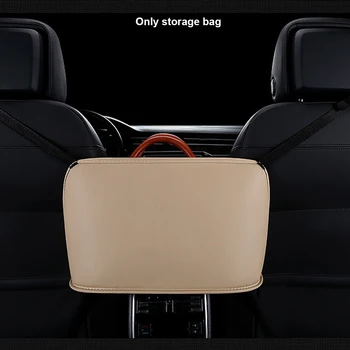 

Middle Auto Universal Travel Storage Bag Pocket Cellphone Holder Car Seat Back PU Leather Organizer Bottle Tablet