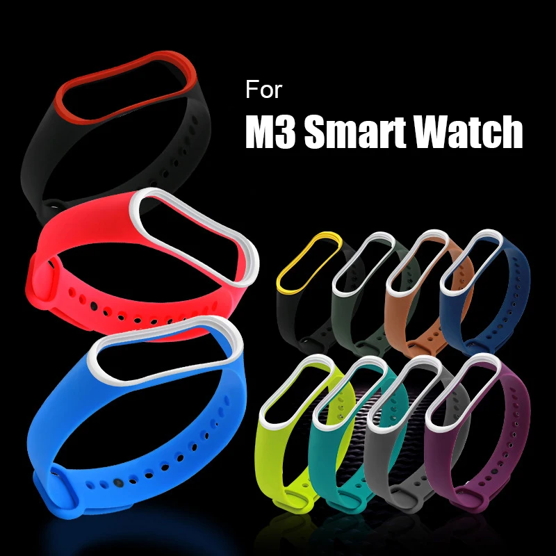 M3 умный браслет, умный браслет, сменные ремни, смарт-браслет для Mi Band 3, пульсометр, фитнес-трекер, умные часы