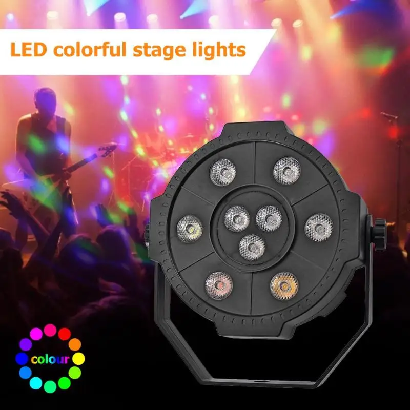 RGB светодиодный bluetooth-плеер, сценический светильник, цветная лампа, диско-шар, стробоскоп, светильник с низким энергопотреблением и энергосбережением
