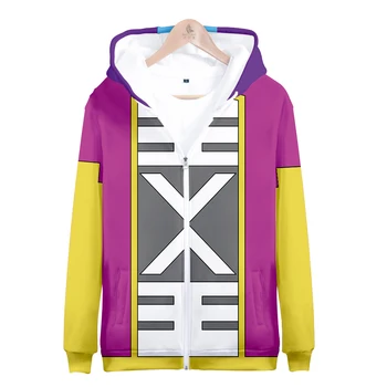 

New Dragon ball costume hoodies sweatshirt autumn and winter Zipper hooded sweatshirt Leisure Print Novelty Top Luxury Harajuku