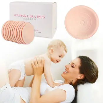 

12pcs Baby Feeding Breast Pad Washable Nursing Pad Absorbent Reusable Nursing Anti-overflow Maternity Nursing Pad
