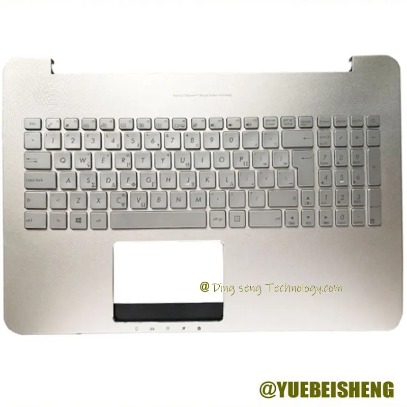 

YUEBEISHENG New For ASUS VivoBooK Pro N552 N552V N552VX N552VW palmrest EUR Keyboard upper cover Backlight