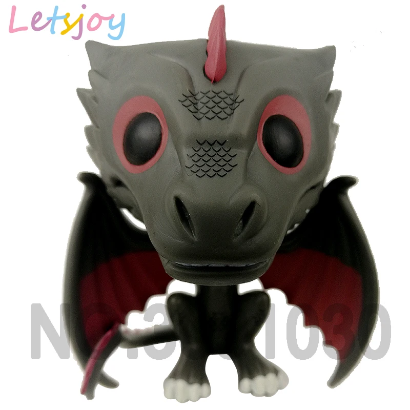 Черный Дракон letsjoy поп лошадь Милая милая фигурка 12 см Игра престолов виниловая