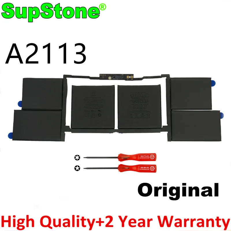 Supstone Nuova Batteria Per Laptop A2113 A2141 616-00533 Per Apple Macbook Pro 16 Pollici Core I7 I9 2.6Ghz 2019 Mvm2Ll Mvvl2Ll Emc3347