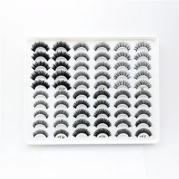 

30 pairs mink eyelashes natural fake eye lashes make up handmade 6d mink lashes soft false lash eyelash extension